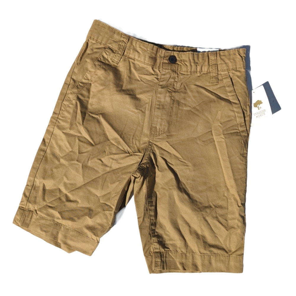 Tucker + Tate Boys size 8 Adjustable Waist Tan Shorts